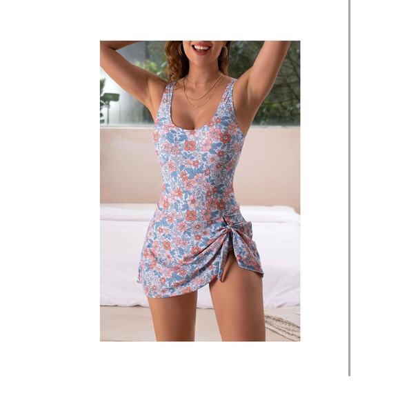 Eomenie One Piece Swimdress Swimsuits for Women Size 2XL NEW # H391 - Picture 5 of 7